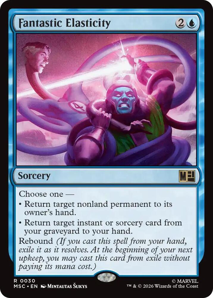 Fantastic Elasticity (Surge Foil) 30 card from Commander: Marvel Super Heroes