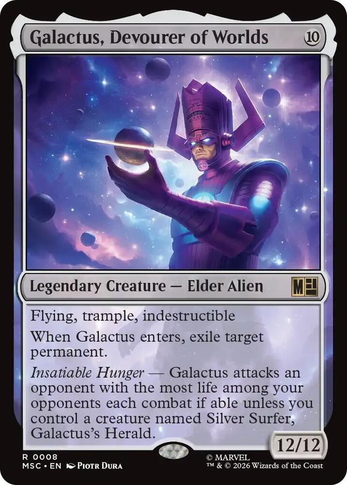 Galactus, Devourer of Worlds 8 card from Commander: Marvel Super Heroes