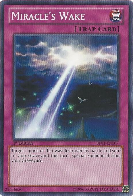 Miracle's Wake (Starfoil) BP01-EN107 card from Battle Pack: Epic Dawn