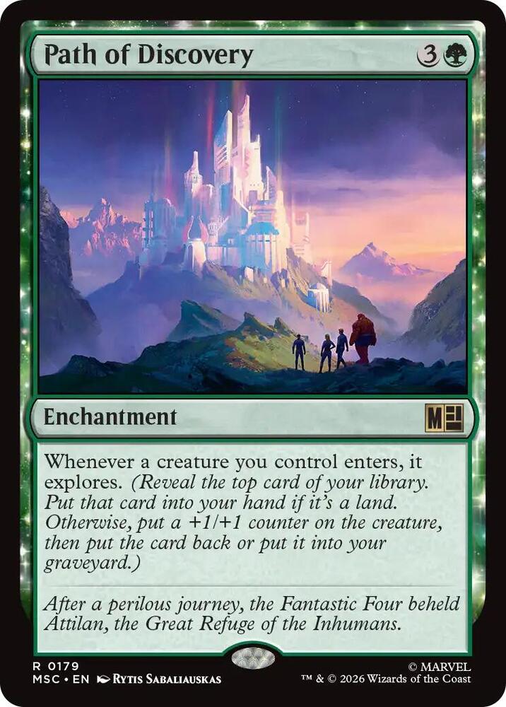 Path of Discovery 179 card from Commander: Marvel Super Heroes