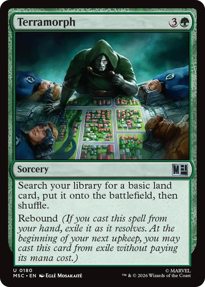 Terramorph (Surge Foil) 180 card from Commander: Marvel Super Heroes