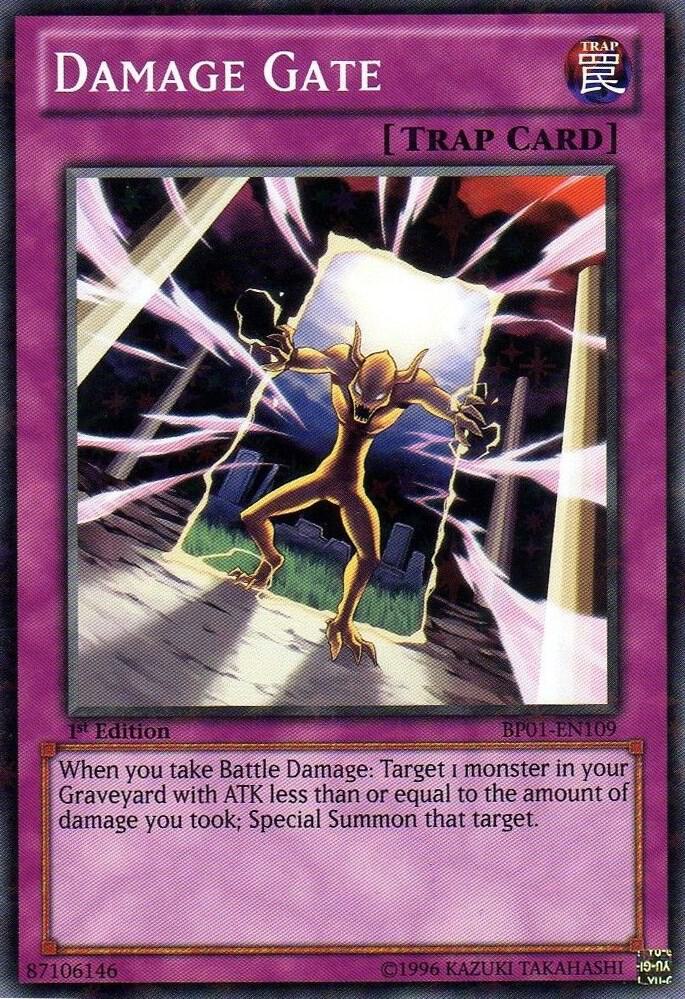 Damage Gate (Starfoil) BP01-EN109 card from Battle Pack: Epic Dawn