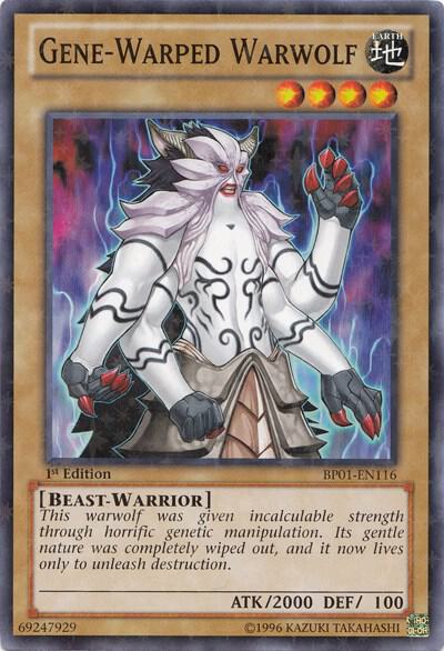 Gene-Warped Warwolf (Starfoil) BP01-EN116 card from Battle Pack: Epic Dawn