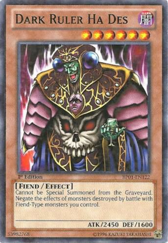 Dark Ruler Ha Des (Starfoil) BP01-EN122 card from Battle Pack: Epic Dawn