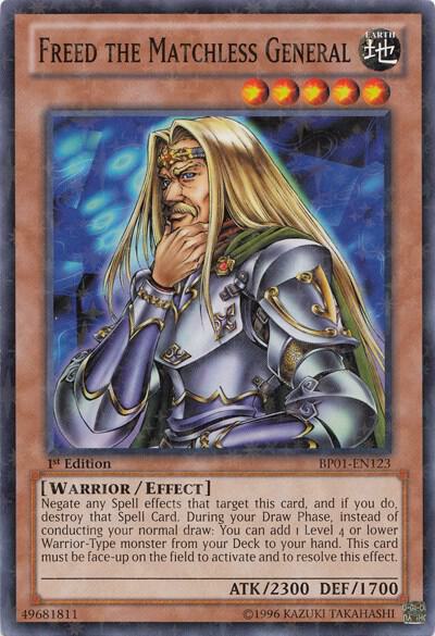Freed the Matchless General (Starfoil) BP01-EN123 card from Battle Pack: Epic Dawn