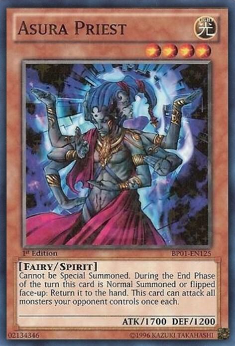 Asura Priest (Starfoil) BP01-EN125 card from Battle Pack: Epic Dawn