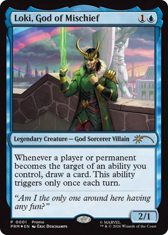 Loki, God of Mischief 1 card from Media Promos