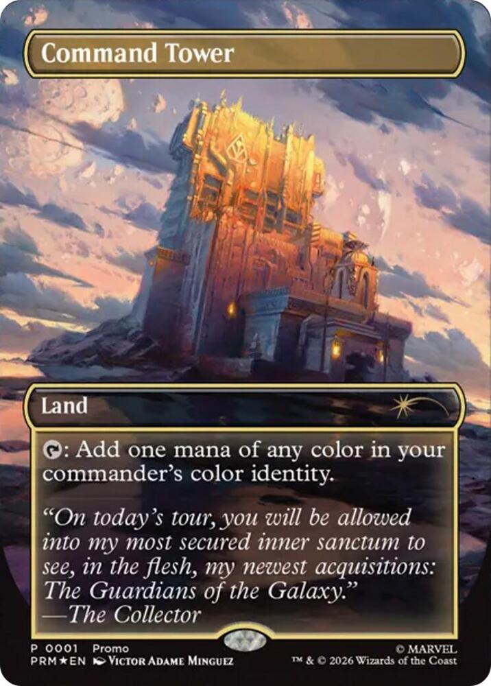 Command Tower 1 card from Media Promos