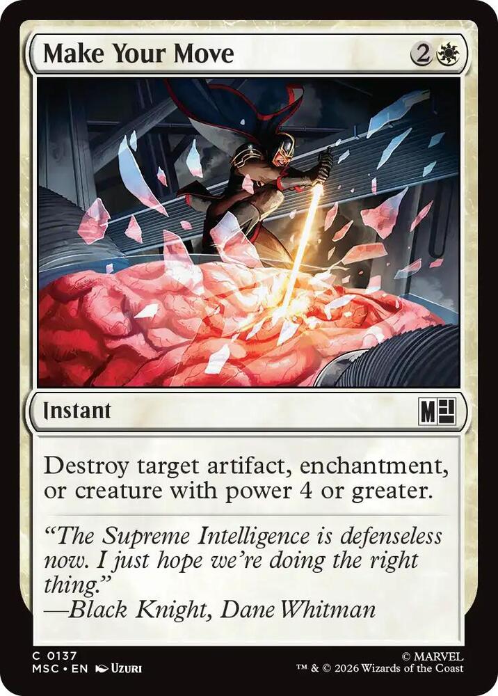 Make Your Move (Surge Foil) 137 card from Commander: Marvel Super Heroes