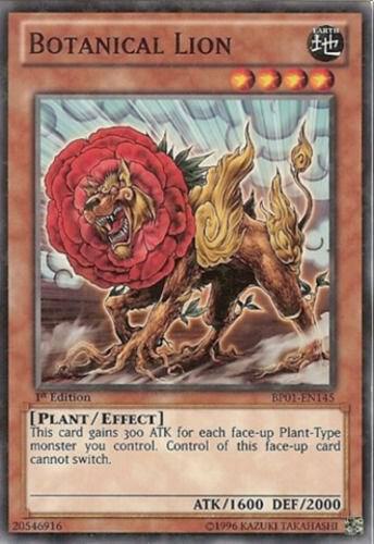 Botanical Lion (Starfoil) BP01-EN145 card from Battle Pack: Epic Dawn