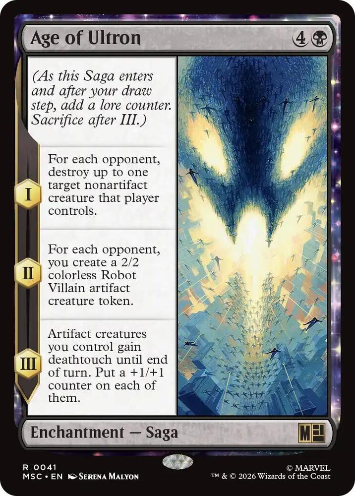 Age of Ultron 41 card from Commander: Marvel Super Heroes