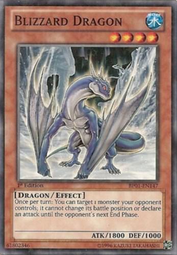 Blizzard Dragon (Starfoil) BP01-EN147 card from Battle Pack: Epic Dawn