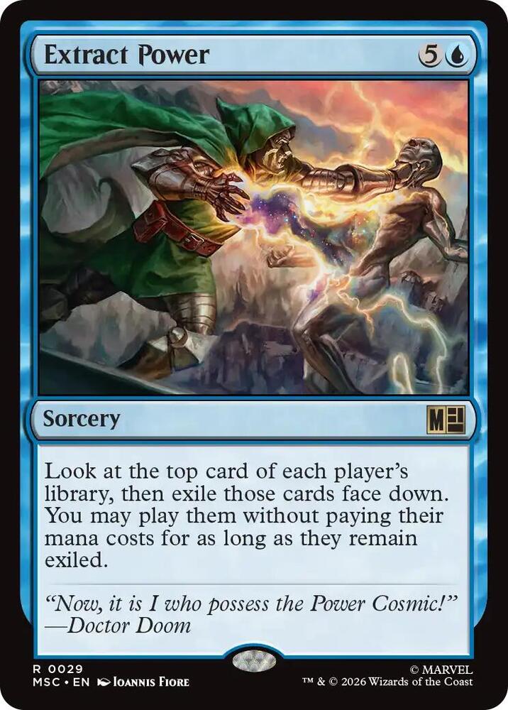 Extract Power 29 card from Commander: Marvel Super Heroes