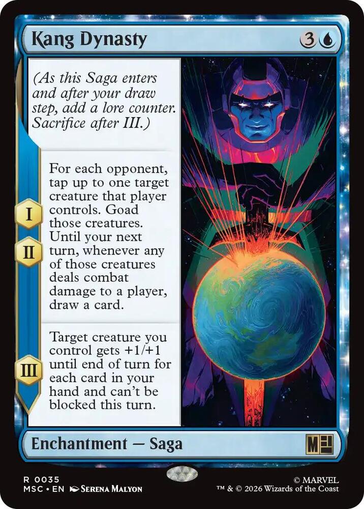 Kang Dynasty 35 card from Commander: Marvel Super Heroes