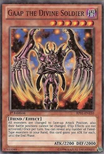 Gaap the Divine Soldier (Starfoil) BP01-EN150 card from Battle Pack: Epic Dawn