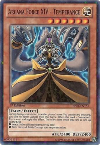 Arcana Force XIV - Temperance (Starfoil) BP01-EN151 card from Battle Pack: Epic Dawn