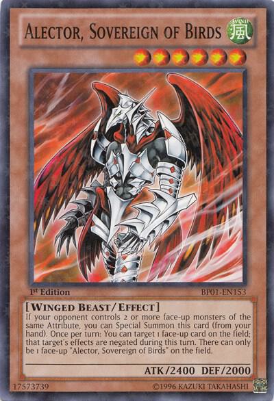 Alector, Sovereign of Birds (Starfoil) BP01-EN153 card from Battle Pack: Epic Dawn