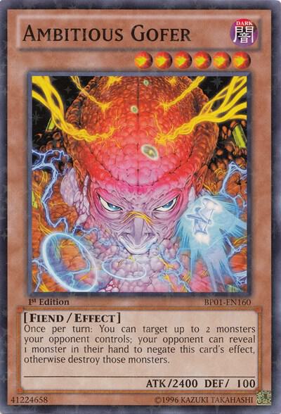 Ambitious Gofer (Starfoil) BP01-EN160 card from Battle Pack: Epic Dawn