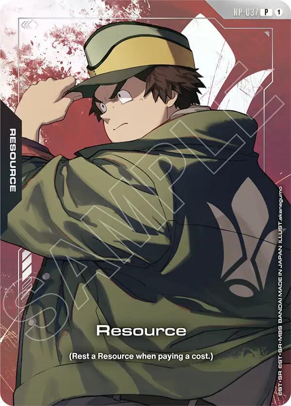 Resource (Premium Accessory Set - Mobile Suit Gundam: Iron-Blooded Orphans) RP-037 card from Promotional Resource Tokens