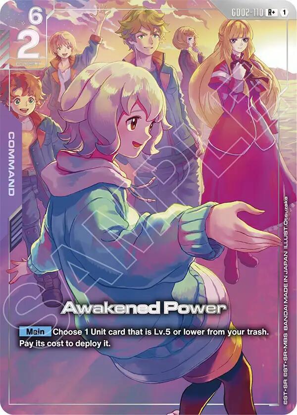 Awakened Power (R+)  (Premium Accessory Set - Mobile Suit Gundam: Iron-Blooded Orphans) GD02-110 card from Gundam Promotional Cards