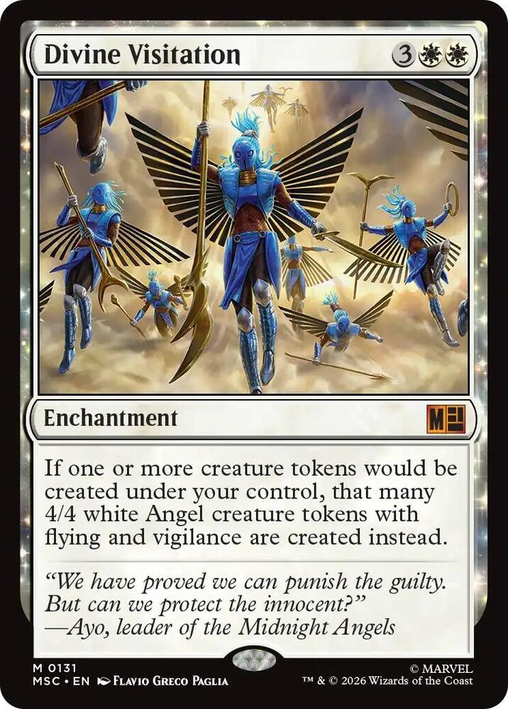 Divine Visitation 131 card from Commander: Marvel Super Heroes
