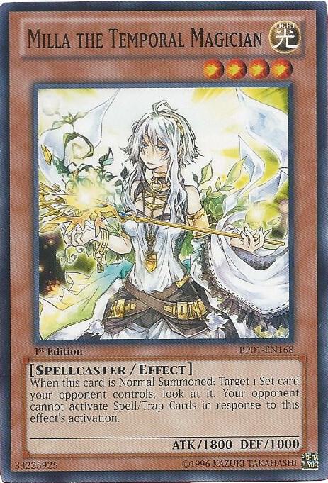 Milla the Temporal Magician (Starfoil) BP01-EN168 card from Battle Pack: Epic Dawn