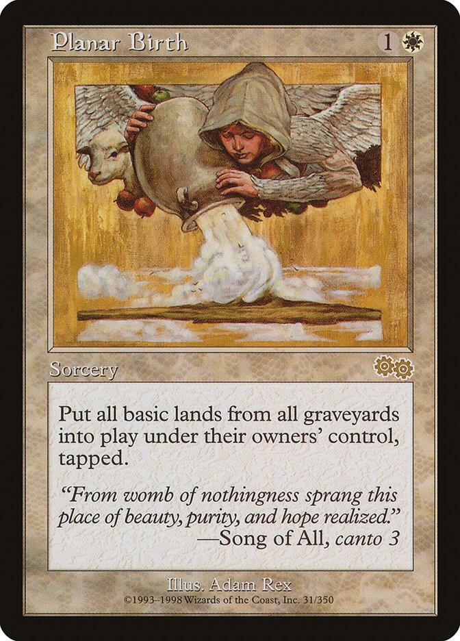 Planar Birth 31 card from Urza's Saga