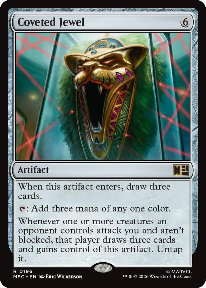 Coveted Jewel 196 card from Commander: Marvel Super Heroes