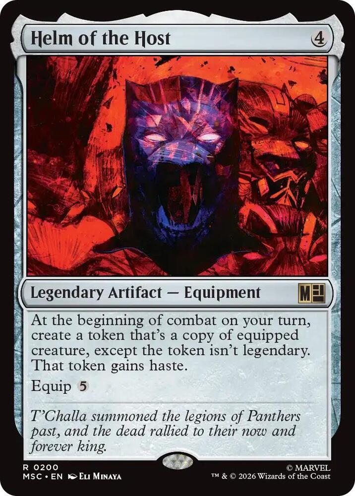 Helm of the Host 200 card from Commander: Marvel Super Heroes