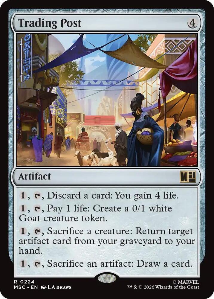 Trading Post 224 card from Commander: Marvel Super Heroes