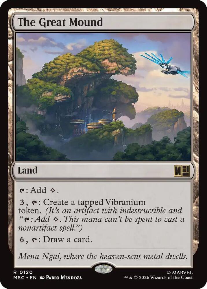 The Great Mound 120 card from Commander: Marvel Super Heroes