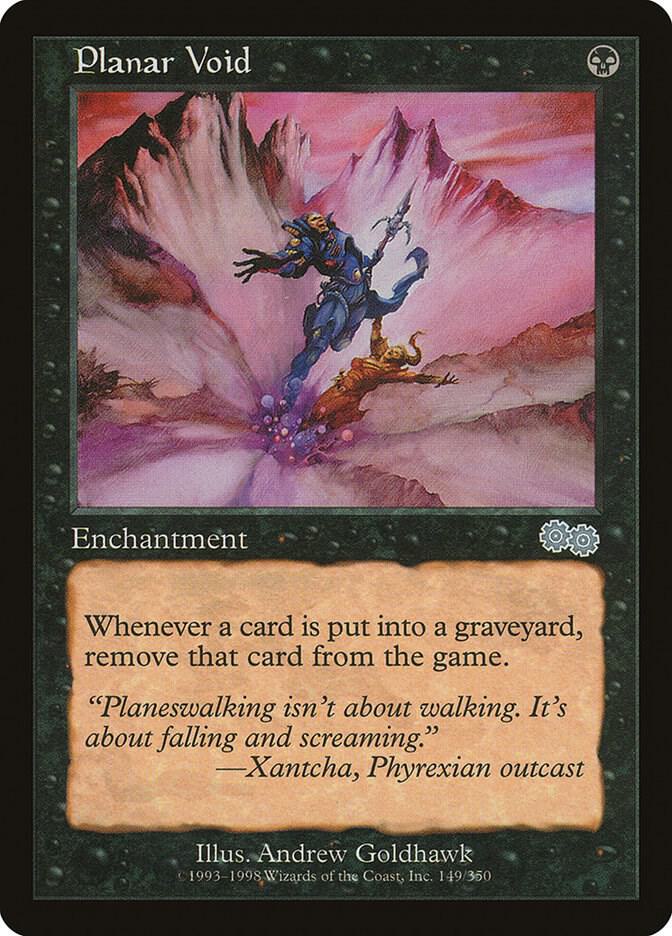 Planar Void 149 card from Urza's Saga