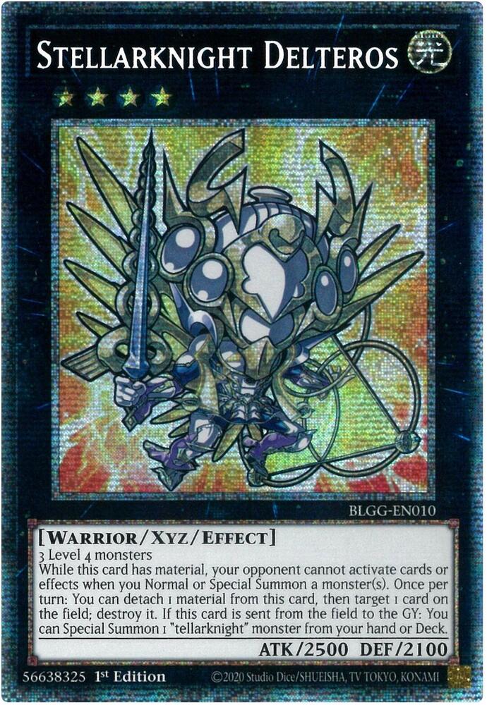 Stellarknight Delteros (Starlight Rare) BLGG-EN010 card from Battles of Legend: Glorious Gallery
