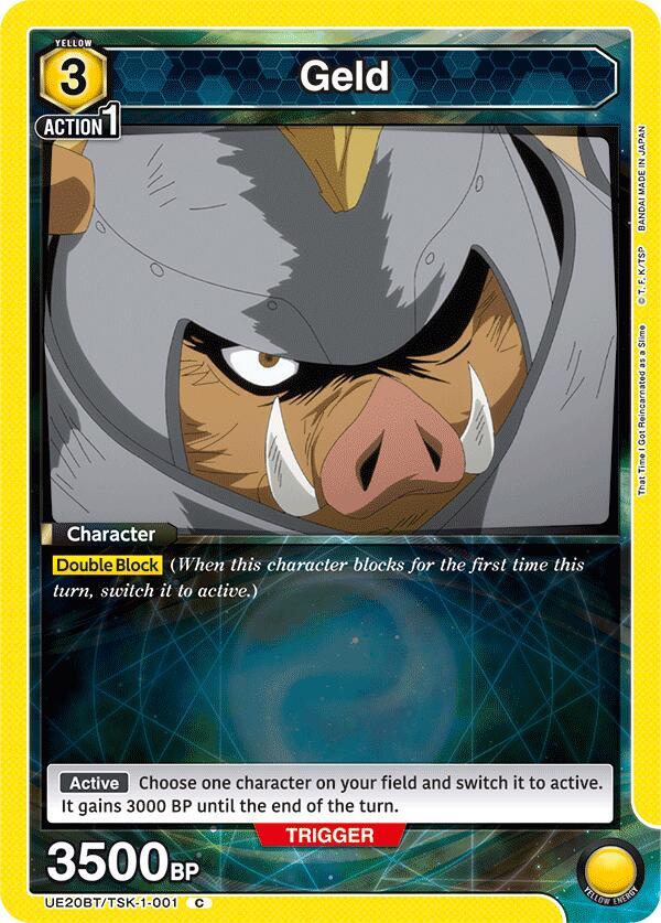 Geld UE20BT/TSK-1-001 card from UE20BT: That Time I Got Reincarnated as a Slime