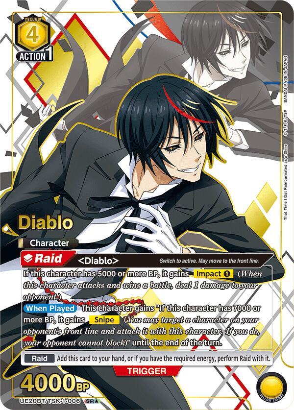 Diablo (SR*) UE20BT/TSK-1-006 card from UE20BT: That Time I Got Reincarnated as a Slime