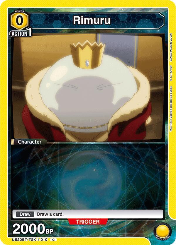 Rimuru UE20BT/TSK-1-010 card from UE20BT: That Time I Got Reincarnated as a Slime