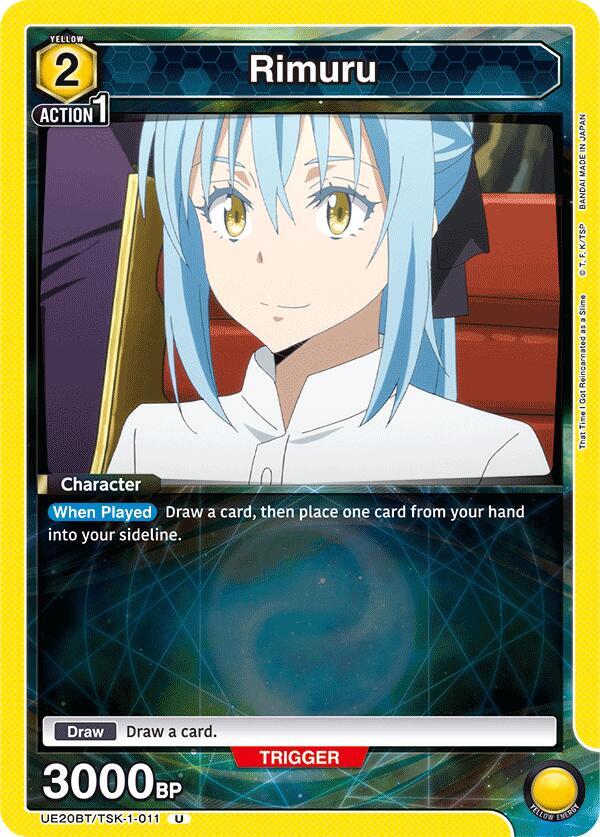 Rimuru UE20BT/TSK-1-011 card from UE20BT: That Time I Got Reincarnated as a Slime