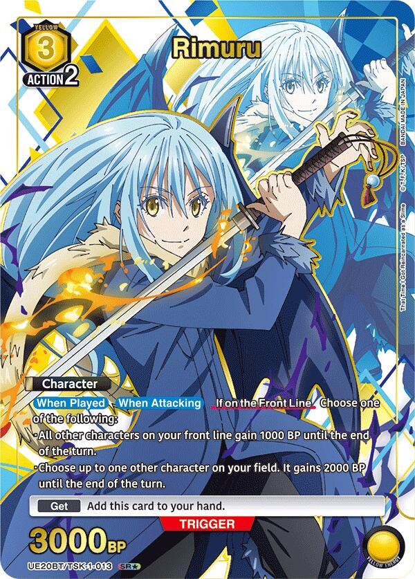 Rimuru (SR*) UE20BT/TSK-1-013 card from UE20BT: That Time I Got Reincarnated as a Slime