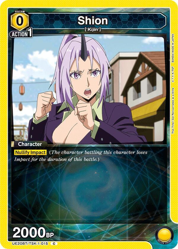 Shion UE20BT/TSK-1-015 card from UE20BT: That Time I Got Reincarnated as a Slime