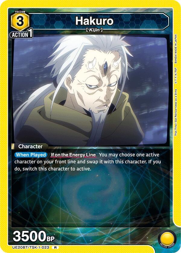 Hakuro UE20BT/TSK-1-023 card from UE20BT: That Time I Got Reincarnated as a Slime