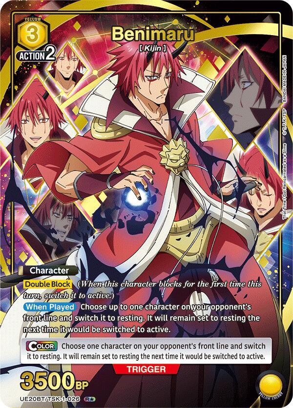 Benimaru (R*) UE20BT/TSK-1-026 card from UE20BT: That Time I Got Reincarnated as a Slime