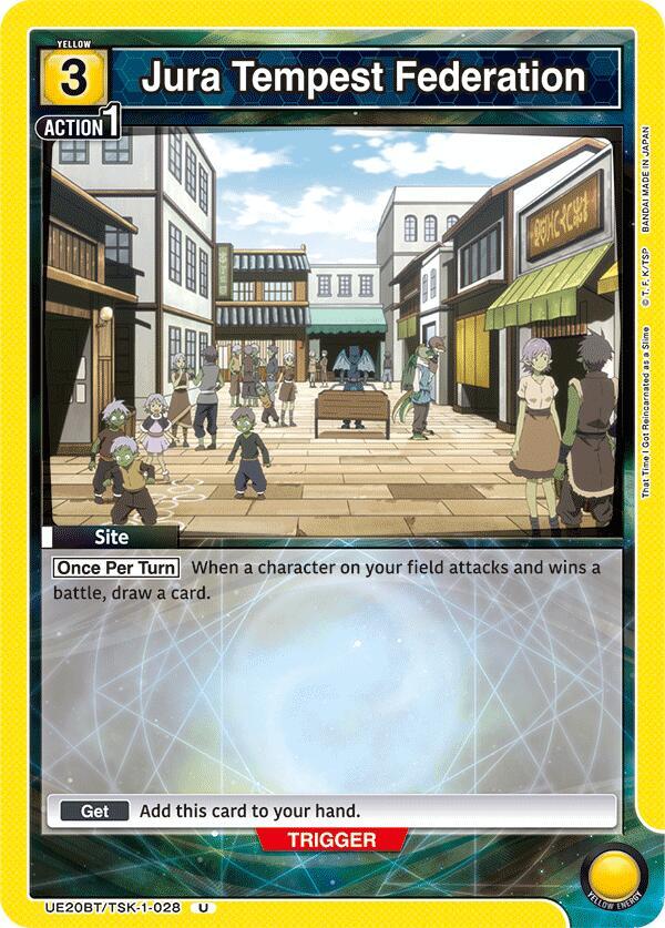 Jura Tempest Federation UE20BT/TSK-1-028 card from UE20BT: That Time I Got Reincarnated as a Slime