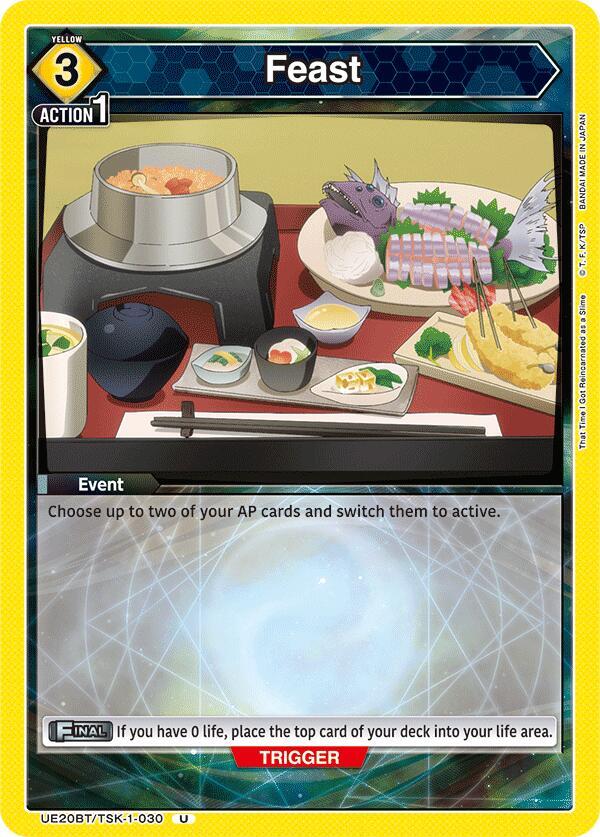 Feast UE20BT/TSK-1-030 card from UE20BT: That Time I Got Reincarnated as a Slime