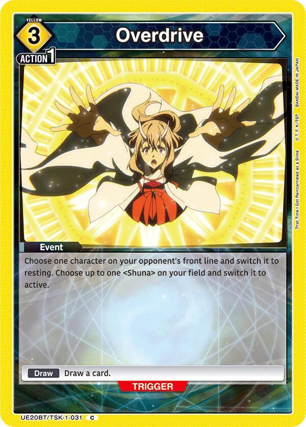 Overdrive UE20BT/TSK-1-031 card from UE20BT: That Time I Got Reincarnated as a Slime