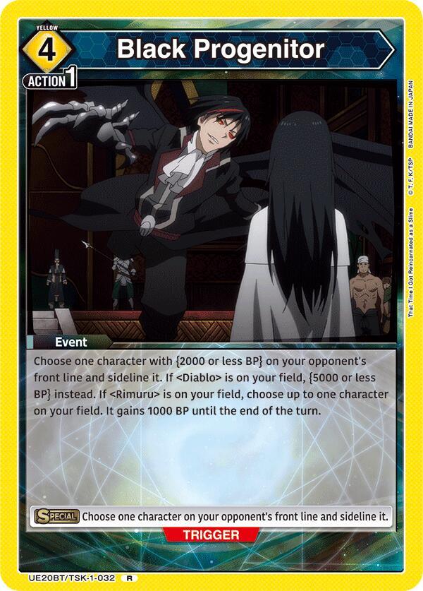 Black Progenitor UE20BT/TSK-1-032 card from UE20BT: That Time I Got Reincarnated as a Slime