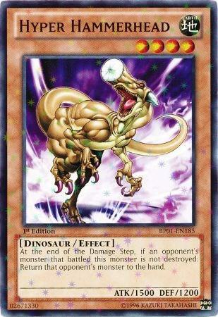 Hyper Hammerhead (Starfoil) BP01-EN185 card from Battle Pack: Epic Dawn