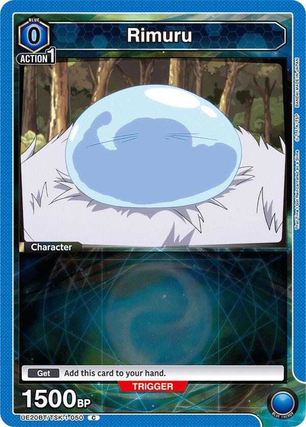 Rimuru UE20BT/TSK-1-050 card from UE20BT: That Time I Got Reincarnated as a Slime