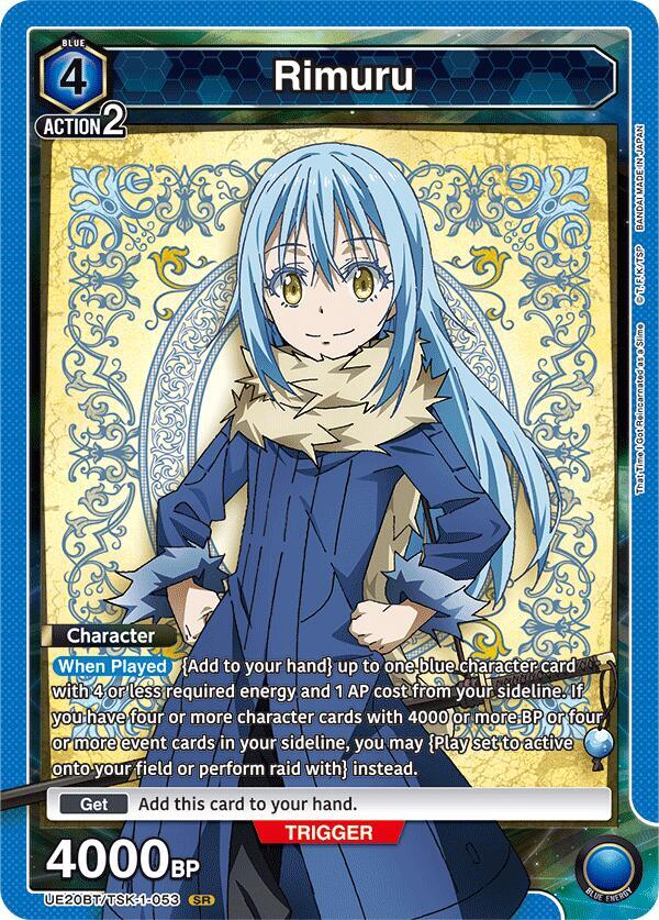 Rimuru UE20BT/TSK-1-053 card from UE20BT: That Time I Got Reincarnated as a Slime