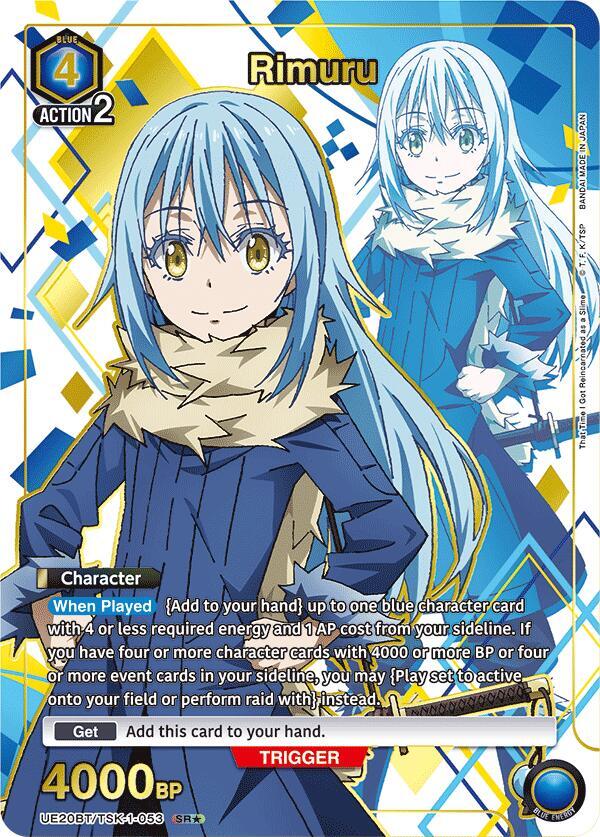 Rimuru (SR*) UE20BT/TSK-1-053 card from UE20BT: That Time I Got Reincarnated as a Slime