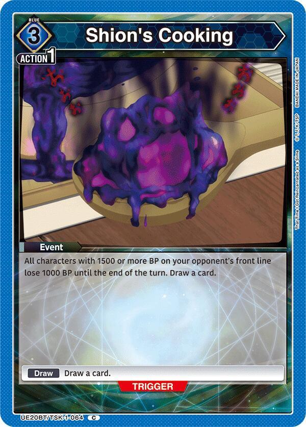 Shion's Cooking UE20BT/TSK-1-064 card from UE20BT: That Time I Got Reincarnated as a Slime